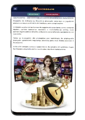 deposito rico33 mobile function
